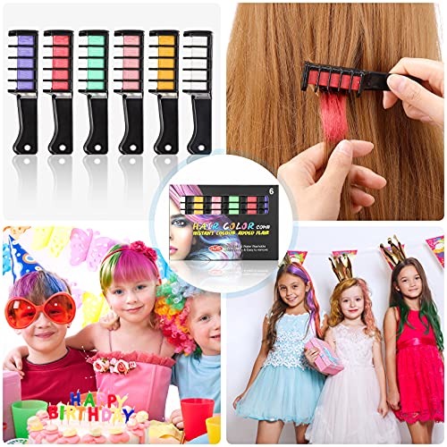 Unicorns Gifts For Girls In Giftable Box - Colorful Glitter Unicorn Bag, Diy Charm Bracelet Making Kit, Temporary Bright Hair Chalk, Glamorous Headband, Gifts For Teens Girls(Colorful Unicorn Bag) #TOP3