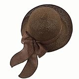 Tamaño: caperuza: 56-58cm ANNFENG 2019 Moda Sombreros De Sol para Mujeres Playa Ocio Paseo Junto A La Sombrilla Sombrero De Paja (Color : 04)
