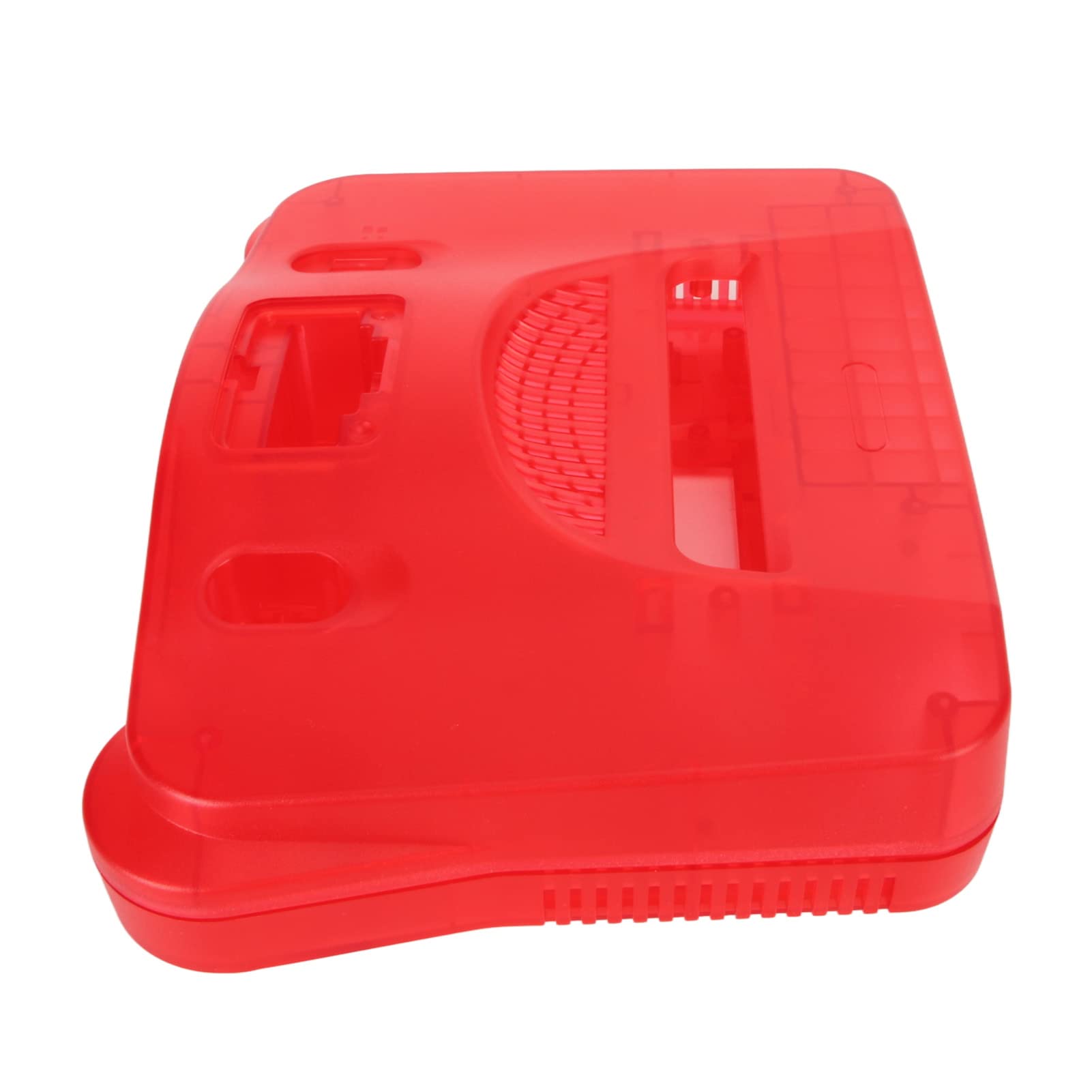 Estuche de Repuesto para Consola de Juegos ABS Translúcido para N64, Exquisita Carcasa Retro para Consolas de Videojuegos Retro Perfectamente Compatibles (Rojo transparente)