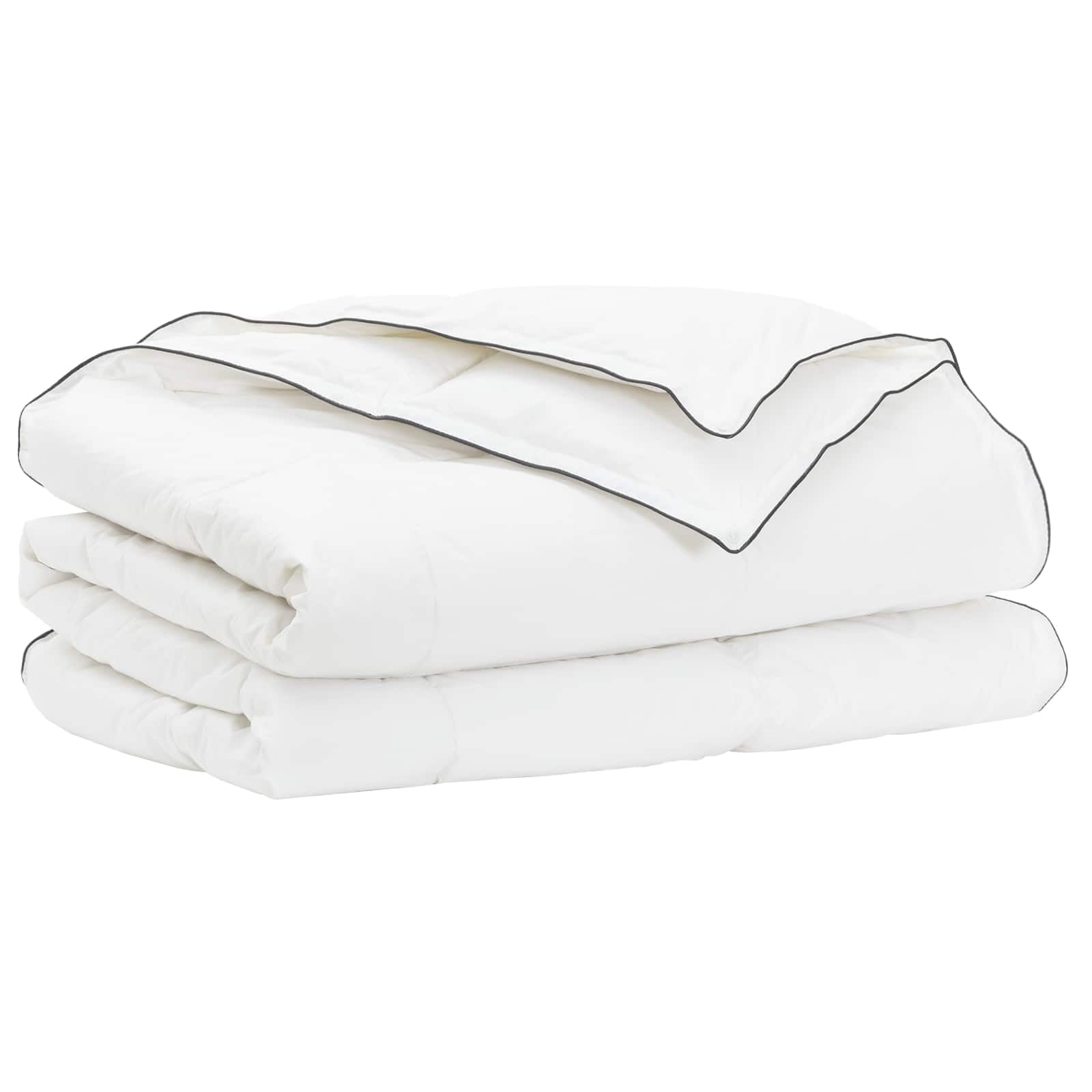Generico Set di Piumoni Bianco 135 x 200 cm Cotone, bambù, Poliestere,Biancheria,Lenzuola e Coperte,Trapunte e piumini-3431509