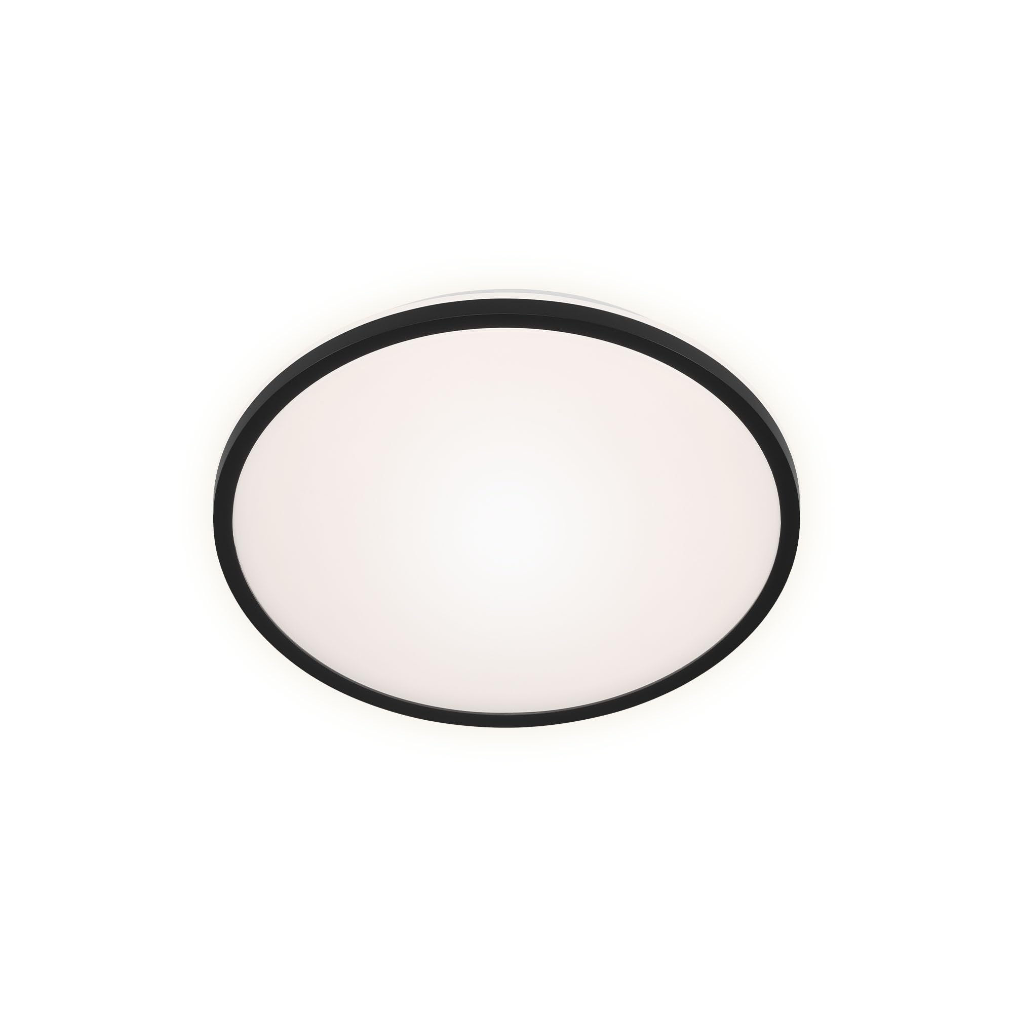 Briloner Leuchten Deckenleuchte LED Deckenleuchte mit Hintergrundbeleuchtungseffekt, IP20, silber, 28 cm