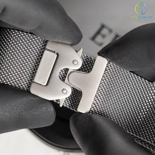 Image of T TECLUSIVE Luxury Parachute Magnetic Strap Compatible for Galaxy Watch Ultra 47mm | Metal Adjustable Magnet Band Chain | Curved Precise Connector Lock