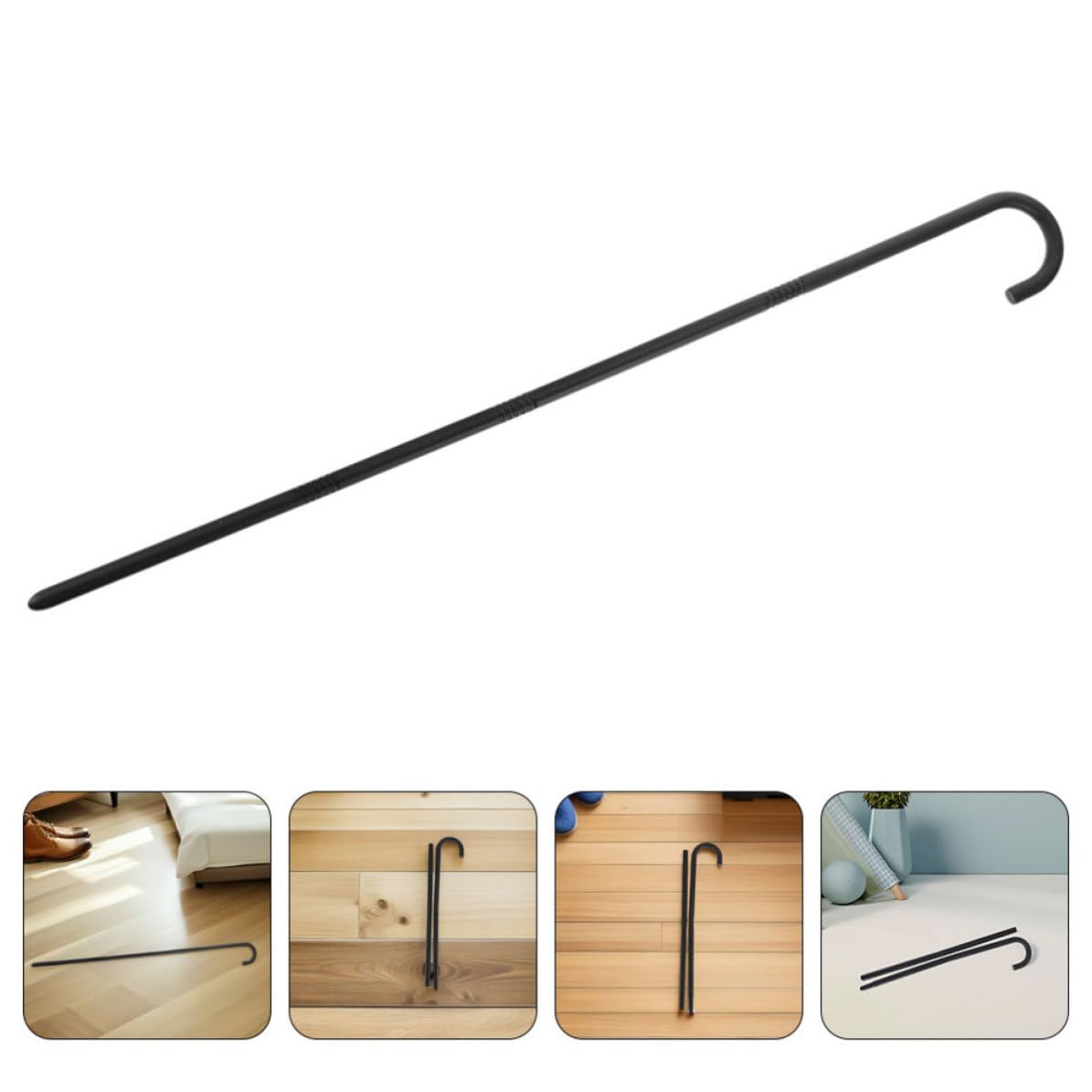 Healeved 20 Pezzi Bastone da Passeggio da Cosplay Mago Nero in Plastica | Smontabile, Impugnatura Comoda e Struttura Robusta, Accessorio per Halloween e Spettacoli, 100cm