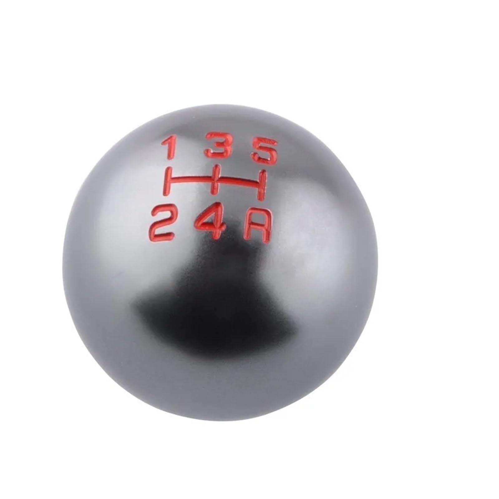 YYGGWL Shift Knob For Civic Fit FD2 FN2 EP3 DC2 DC5 S2000 F20C Aluminum 5/6 Speed M10X1.5 Type-R JDM Ball Shape Gear Shift Knob Shifter Lever(-02-Gray 5-Speed)