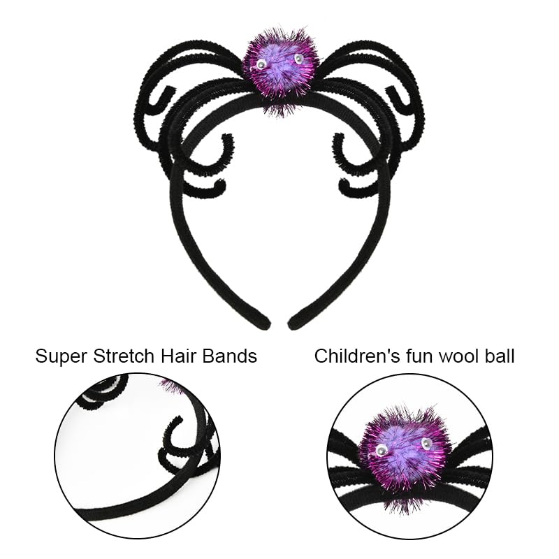 Miniatura 3 de Diadema de araña de Halloween para mujer, banda para el pelo de Halloween, diadema de pierna de araña, diadema de Halloween para mujer, diadema de