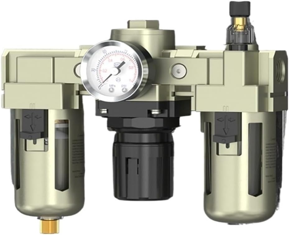 AC2000 Oil-Water Separator triplex air Pump Filter Compressed air Pressure regulating Valve Drainage air Compressor(AC3000 03D Automatic Drainage)