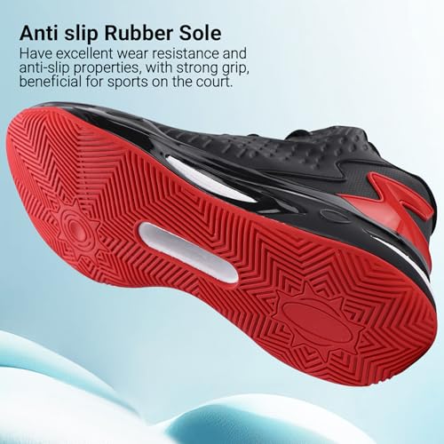 Image of Beita High Upper Basketball Shoes for Men Sneakers Breathable Sports Shoes Anti Slip