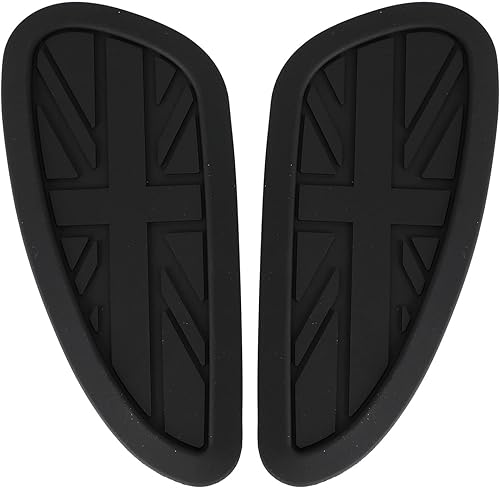 Bruce & Shark Rodilleras para tanque de combustible de motocicleta Union Jack para Bonneville T100 Thruxton Scrambler T120