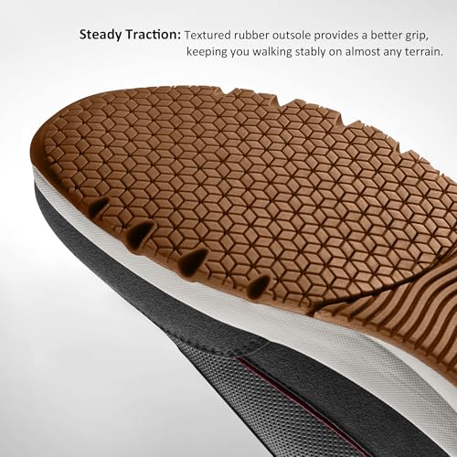 Mens Casual Shoes Comfortable Dress Sneakers Lightweight Lace-up Non Slip Walking Shoes4