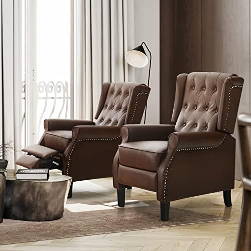 COOLDEX Mid Century Modern Accent Chairs Set of 4, Armchairs Side Chair for Small Spaces, Lounge Reading Comfy Arm Chair for Living Room, Bedroom,Office，Balcony,Reception Room, Apartment