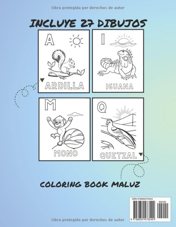Miniatura 2 de LIBRO PARA COLOREAR ABECEDARIO (Spanish Edition)