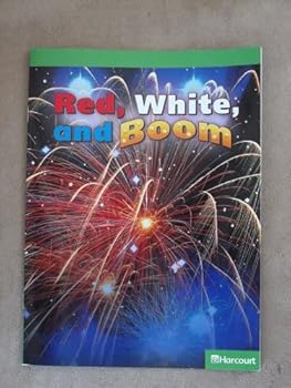 Paperback Red, White, and Boom -Grade 1 Above Level Harcourt Science Reader Book