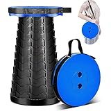 ABENNLY Taburetes Portátiles, Taburete Plegable Portátil Retráctil para Camping,Capacidad de Carga de 400 Libras,Altura...