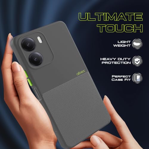 Image of AIBEX Premium Back Cover Case Compatible for Redmi 15A 5G | Scratch & Drop Tested Shockproof Matte Texture Case with Soft Microfibre Lining | Slim Fit Cover with Anti-Scratch Finish - Grey