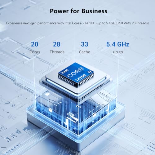 Image of msi PRO DP180 Business Tower Desktop Computer, Intel 20-Core i7-14700 | 16GB RAM, 512GB SSD, HDMI, Wi-Fi 6, DisplayPort, RJ-45, Built-in SD Card Reader, Windows 11 Pro