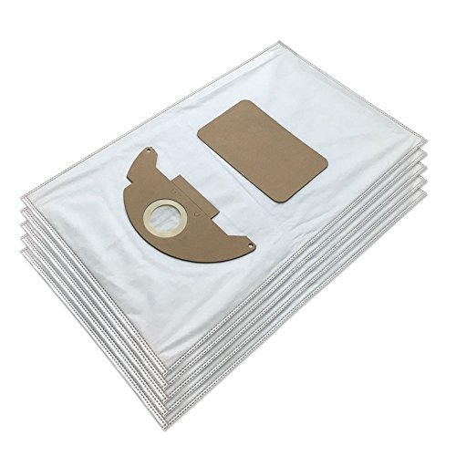 MohMus 5 Microfibra Bolsas de Aspiradora para KÄRCHER 2501, 2601, 3001, 3004, 6.904-143.0 Filterset, 6904-143