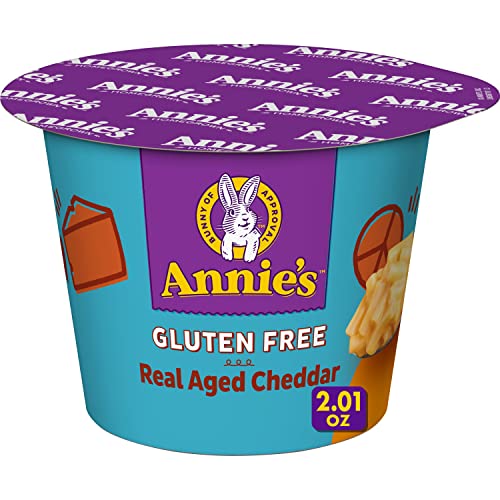 Annie's Real Aged Cheddar Microwave Mac & Cheese with Gluten Free Pasta, 2.01 OZ Cup