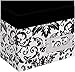 Heavy-Duty Photo/Video Storage Box, Damask Design