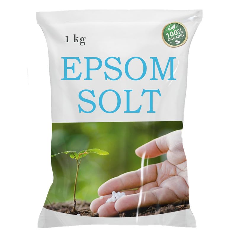 DrVya Epsom Salt For Pain Relief Epsom Salt For Foot Epsom Salt For Bath Epsom Salts For Feet Pain For Muscle Relief, Relieves Aches & Pain Epsom Bath Salt Crystal and Bath (1Kg)