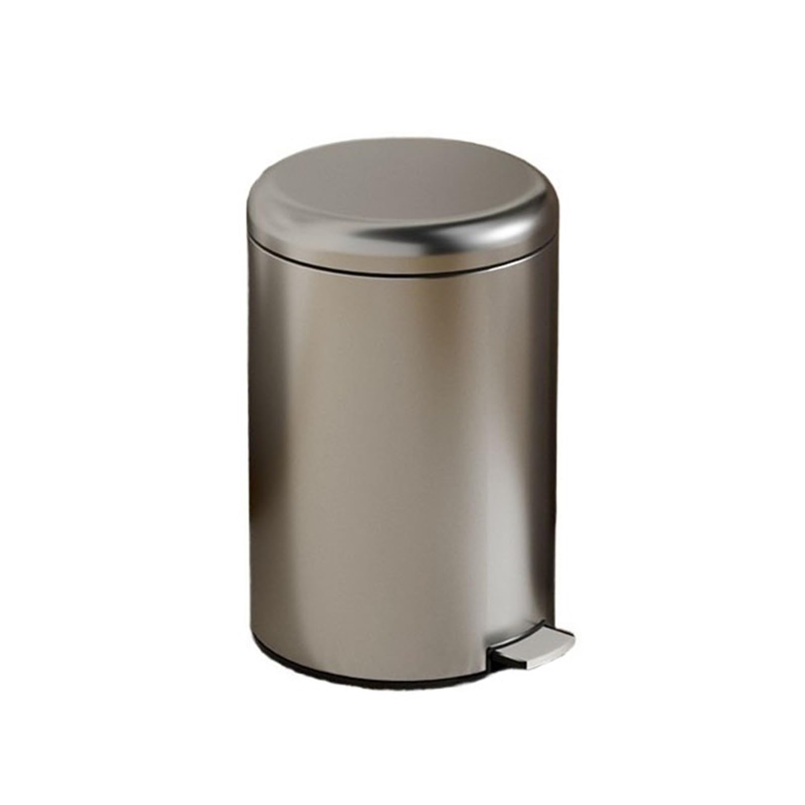Rubbish and Waste Bin Garbage bin with foot pedal bathroom Trash Can(Gris)