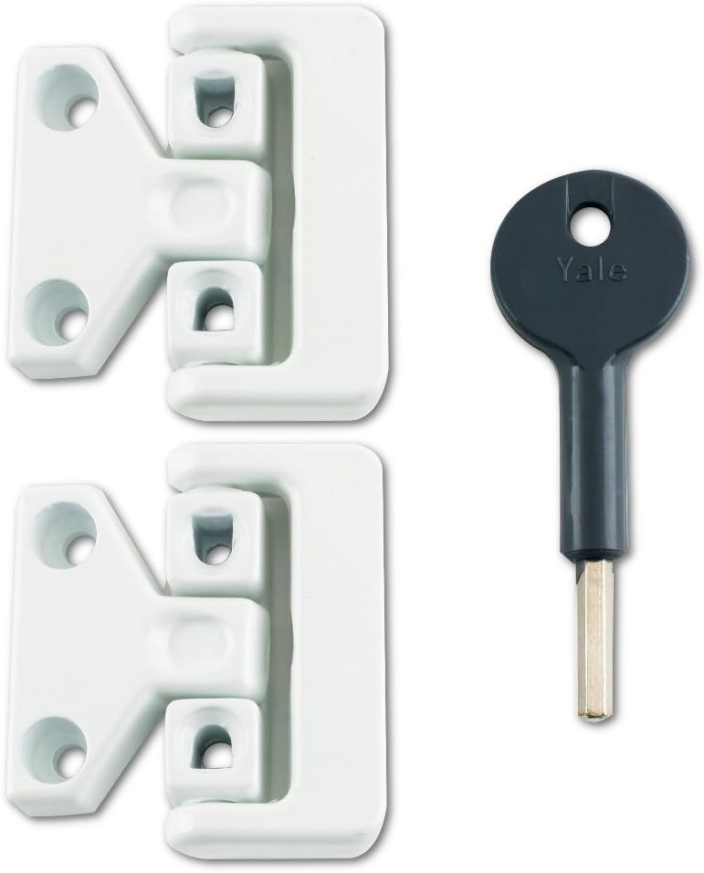 Pack of 2 Chubb 8K106 Window Lock White Finish
