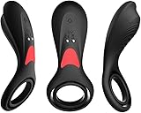 Forte Télécommande Double pénien Vibrant M asseur T Shirt Anneau Vibrant PÉNIS Plaisir Anneau Anneau PÉNIS Homme Sèxtôyse Silicone testiculai