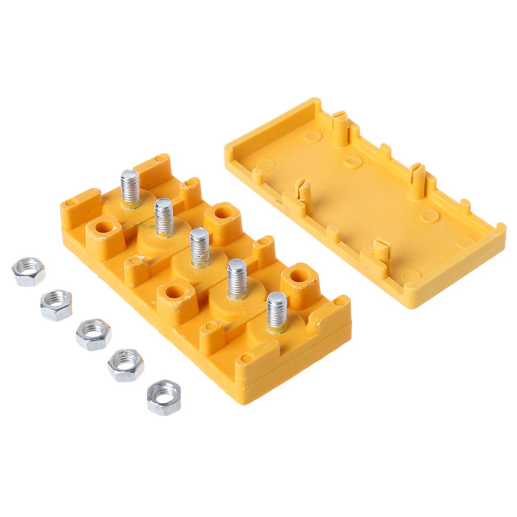 Bengkui Five Post Junction Box Wire Connection Box,Electric Bicycle E Bike Motor Controller Wire Connection Box Insulation Box Phase Battery Wire Connector