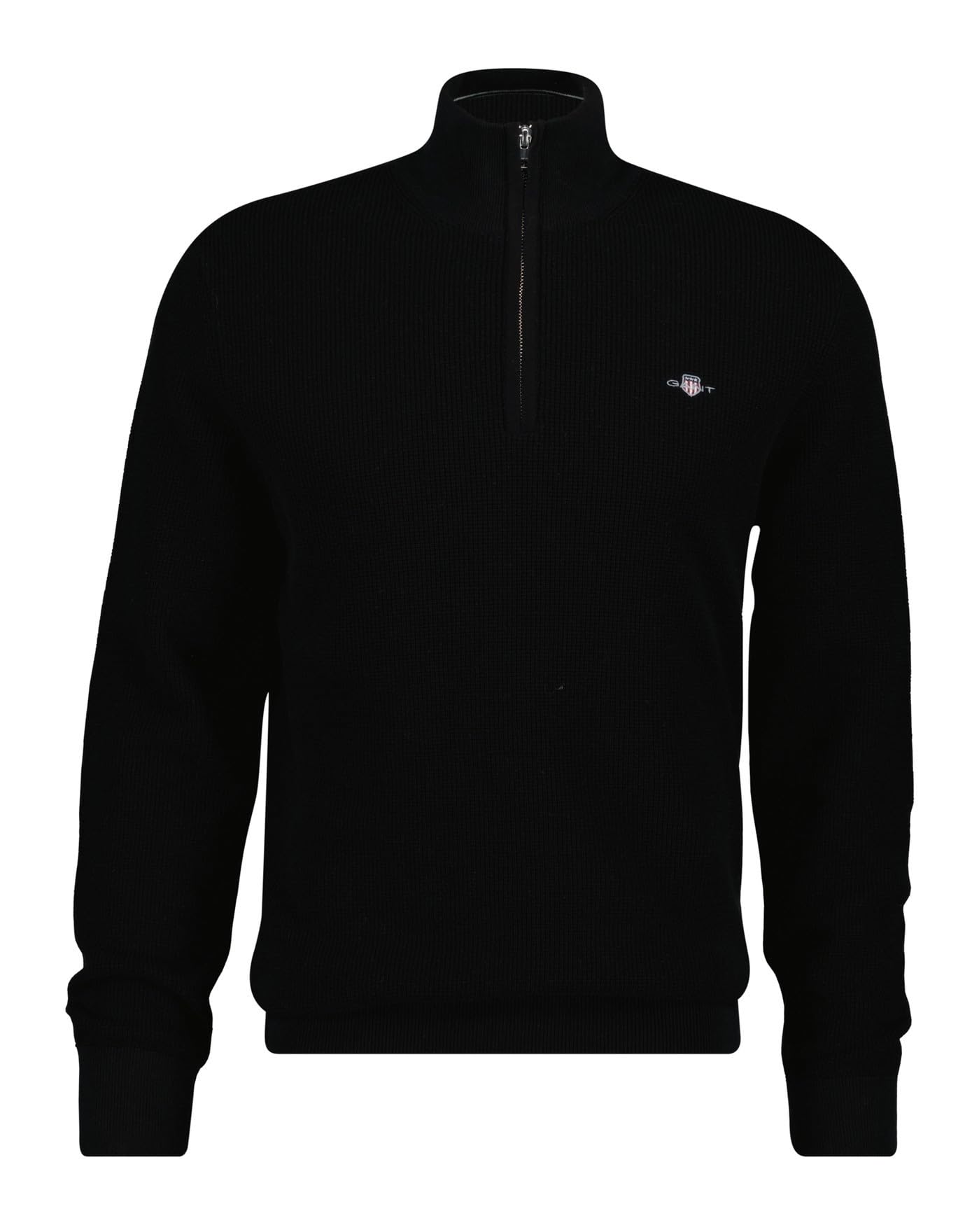 Gant Honey Micro Textured Cotton Half Zip In - L