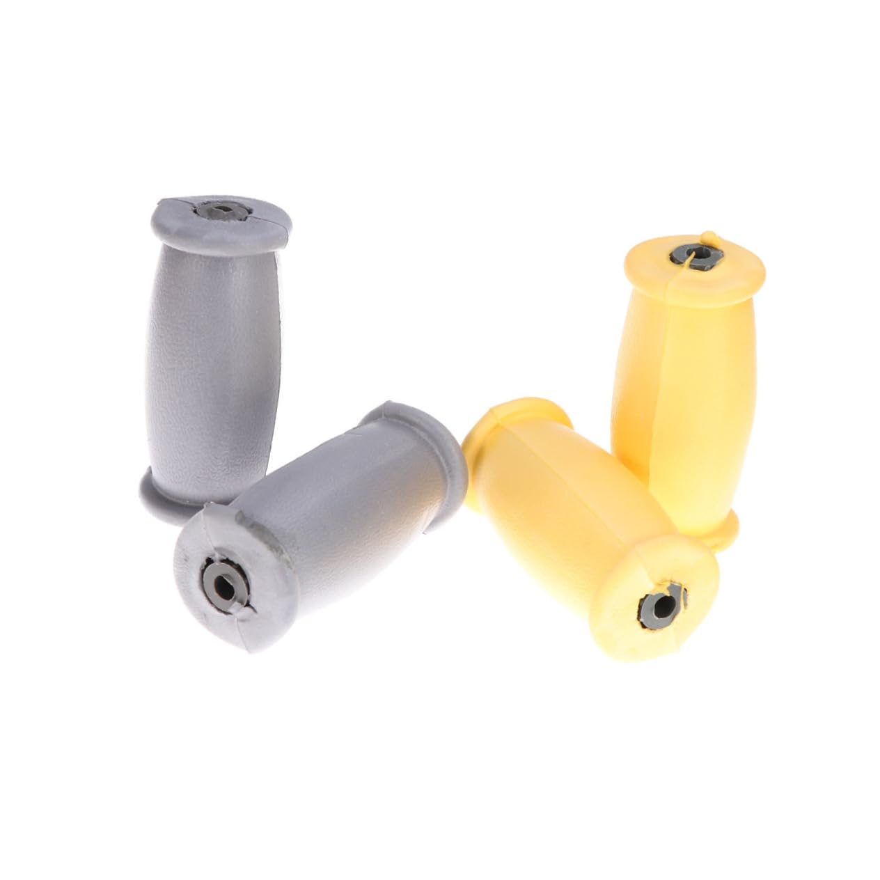 Healeved Grips for Crutches Grey Crutch Parts Replacement Handles Non-slip Easy Install Protects Hands from Abrasi
