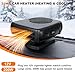 Kairueics 12v 200W Car Heater, Portable Car Heater and Defroster,Windshield Defogger, Applicable All 12V Vehicles Car Heater