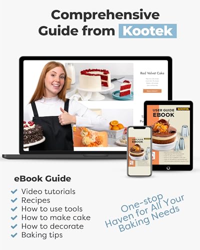 Kootek Cake Decorating Kit with Turntable
