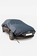Half Car Cover, Universal Fit for SUV and Sedan, Waterproof with UV Protection, Dark Blue and (18 fit)