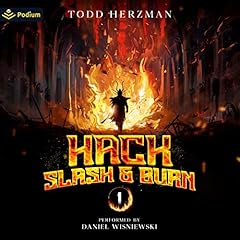 Hack, Slash & Burn Audiolibro Por Todd Herzman arte de portada