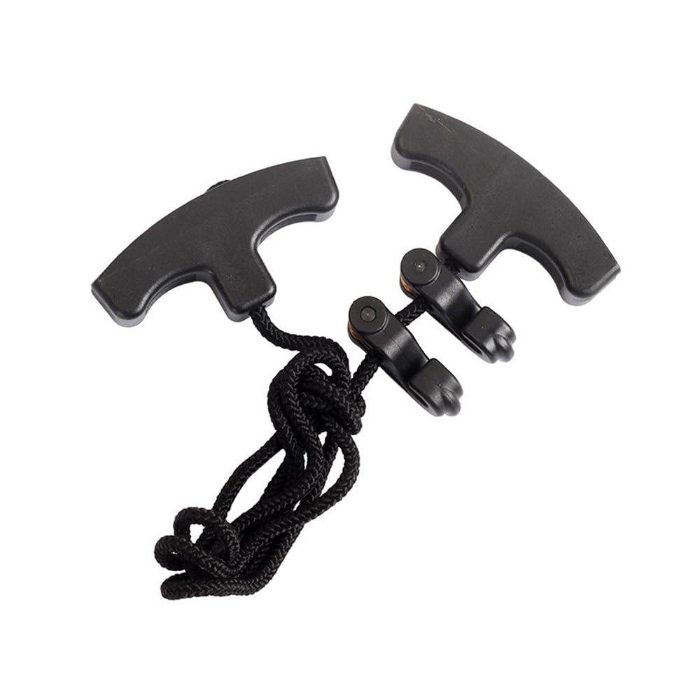 Laroal Crossbow Stringer Crossbow Stringing Device T-Handle Crossbow Stringer Bow Stringing Aid Double Handle