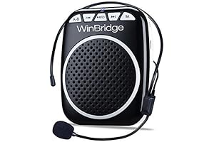 WinBridge Portable Voice Amplifier with Headset Microphone - Your Personal Speaker!