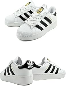 Amazon | [アディダス] SUPERSTAR XLG FTWWHT/CBLACK/GOLDMT if9995