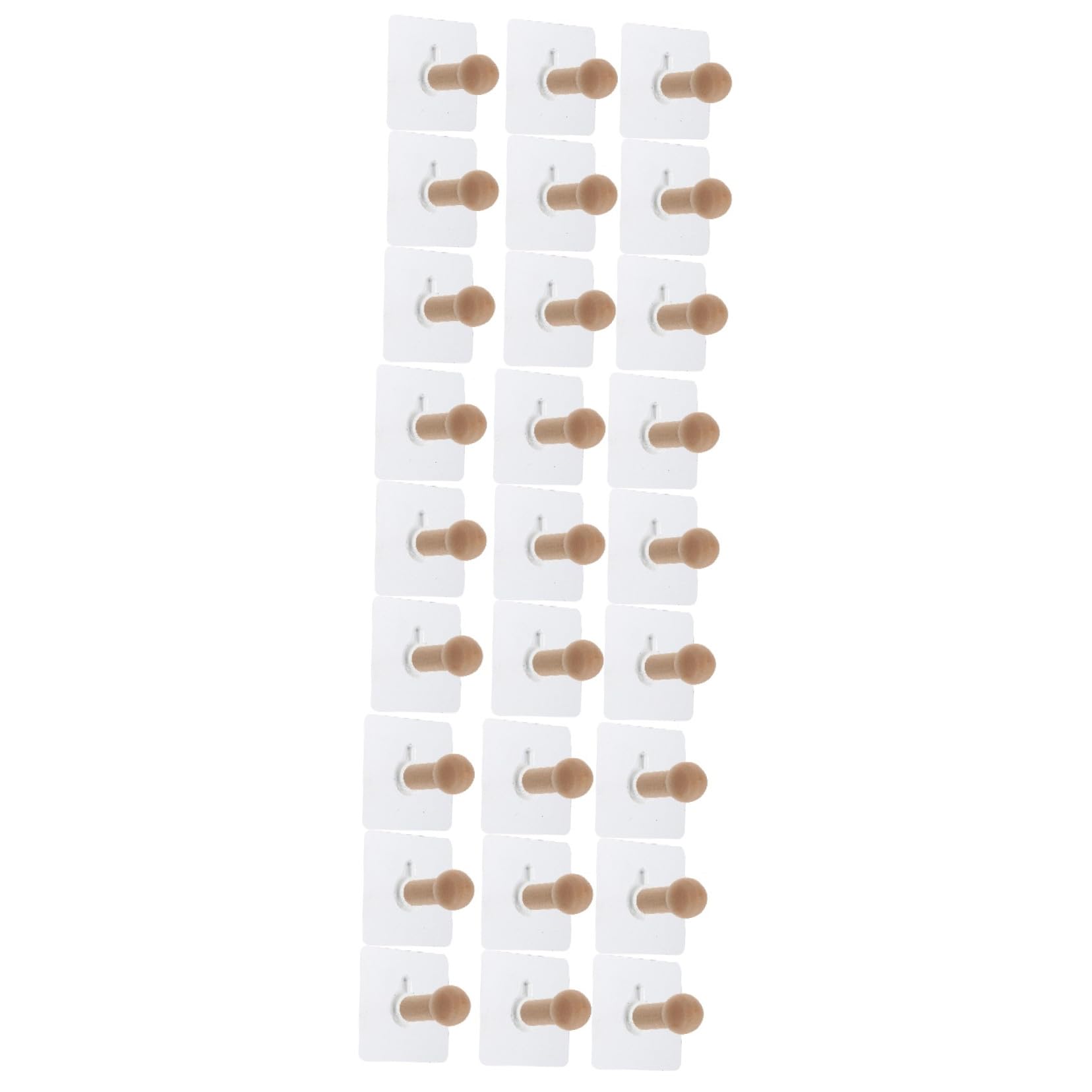 SHINEOFI 3 Series Gancho Sin Clavos Ganchos Autoadhesivos Percha De Ropa Montada En La Pared Ganchos Adhesivos Ganchos Para Colgar Abrigos Madera Maciza 10 Piezas X 3