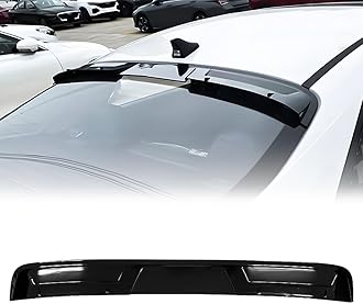Rear Roof Spoiler, Compatible with 2021-2025 Hyundai Elantra/Elantra N, ABS Plastic Gloss Black Car Window Top Spoiler Lip Wing