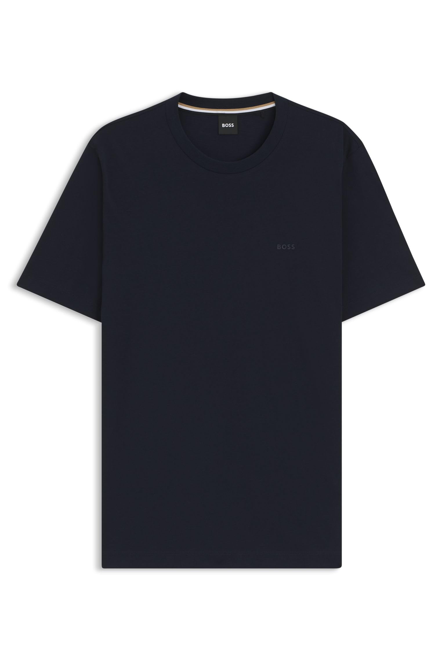 BOSS Mens Thompson 01 Cotton-Jersey Logo T-Shirt in a Regular fit