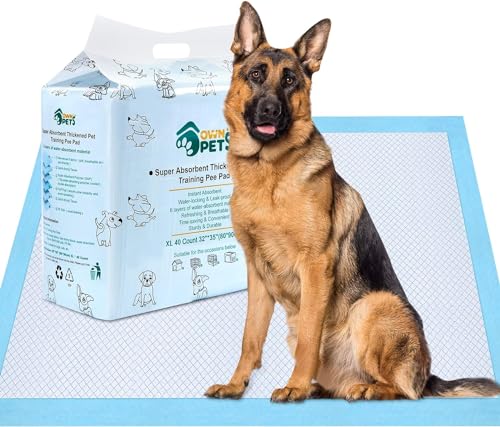 Ownpets Dog Training Extra Large Pad 35&rsquo;&rsquo; x 32&rsquo;&rsquo;, Leak-Proof 6-Layer Pet Potty Training Pads...
