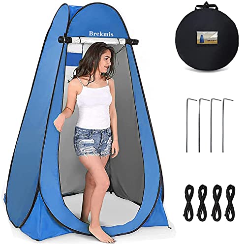 Brekmis Camping Toilet Pop Up Privacy Tent Changing Room Tent Portable Toilet for Camping Portable...