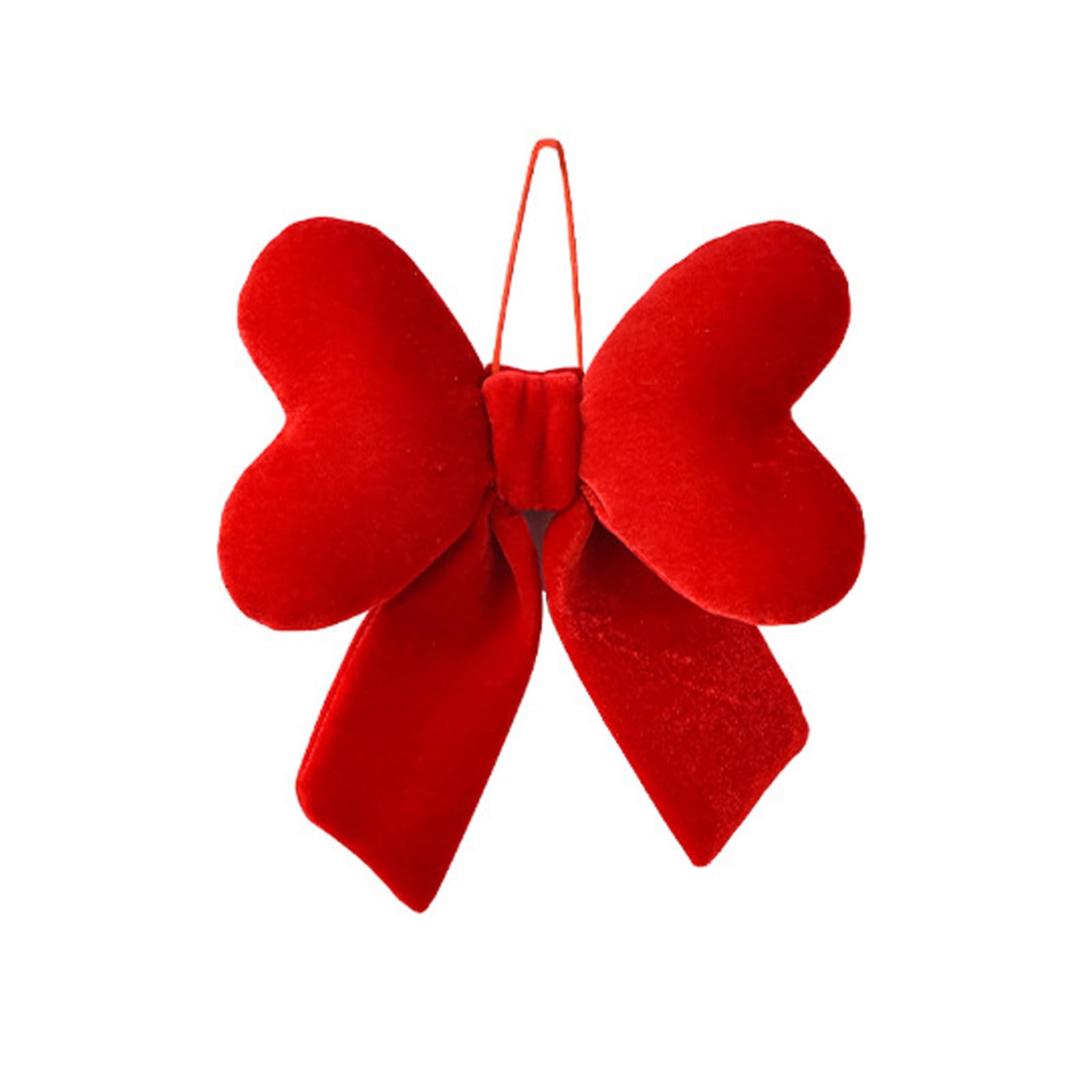 Kalttoy Red Sentimental Heart Bowknot Accessory Expressing Valentine ' S Celebration Heart Bowknot Ornament With Clip