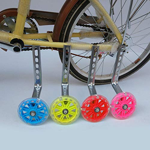 Castor Wheels, ruedas de entrenamiento para bicicleta para niños de 12 a 20 pulgadas, color rojo miniatura 2