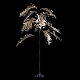 Paris Prix - Décoration Lumineuse Arbre Palmier 120cm Or