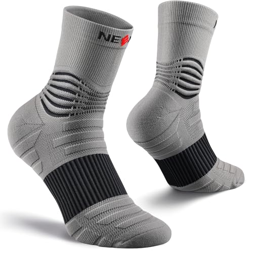 Image of NEENCA Professional Compression Socks for Women Men Circulation, 20-30 mmHg | Medical Ankle Socks, for Pain Relief, Plantar Fasciitis, Swelling, Neuropathy, Nurses, Travel, Pregnancy, Flight, Daily Wear