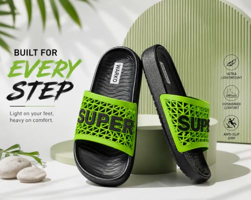 Image of WARKO Slippers For Men | Stylish Chappal For Boys | Soft Cushioned EVA Slides Slipper | Casual FlipFlop Daily Wear Footwear | Indoor Outdoor Use