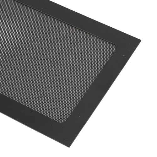 360x120mm DIY Obudowa PC Filtr Siatkowy Przeciwpyłowy, Pyłoszczelna Osłona Filtra Siatkowego z PCV z Paskiem Magnetycznym, 2 szt. Wentylator Chłodnicy Komputerowej Pokrywa Filtra