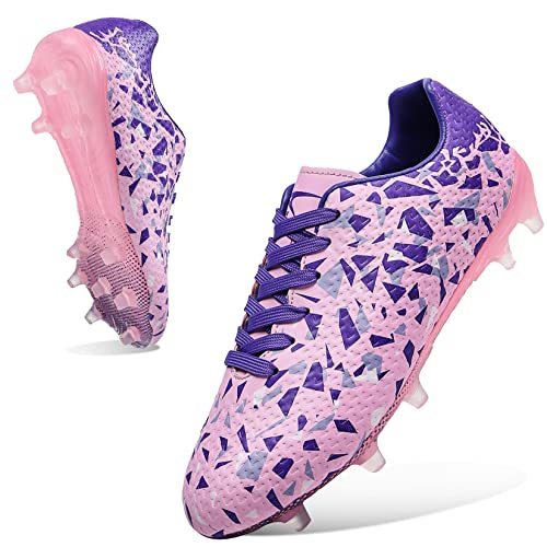 Girls Soccer Cleats Professional Grip Kids Soccer Cleats Quick Steering Force Boys Soccer Cleats Excellent Control Boys Football Cleats Anti-Skid Kids Football Cleats Cushion Foot Fit Fg #TOP28