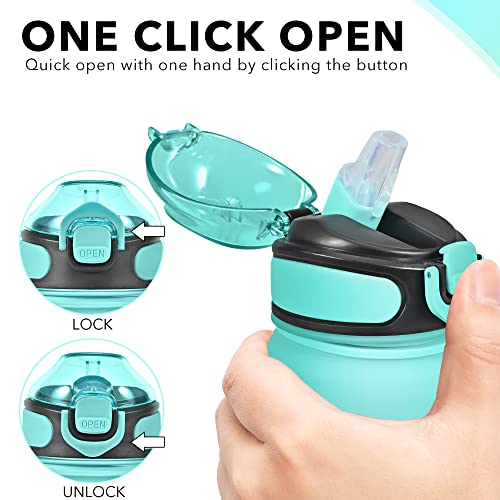 Image of Enerbone 32 oz Water Bottle with Times to Drink and Straw, Motivational Drinking Water Bottles with Carrying Strap, Leakproof BPA & Toxic Free, Ensure You Drink Enough Water for Fitness Gym Outdoor