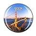 San Francisco Ameryka 3D Golden Gate Most Lodówka Magnes Pamiątka Szkło kryształowe Magnes Podróżna pamiątka Kolekcja Prezent Dekoracja domu kuchni